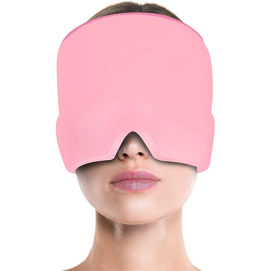 Migraine Relief Hat Cold Therapy Ice Pack Head Wrap Mask