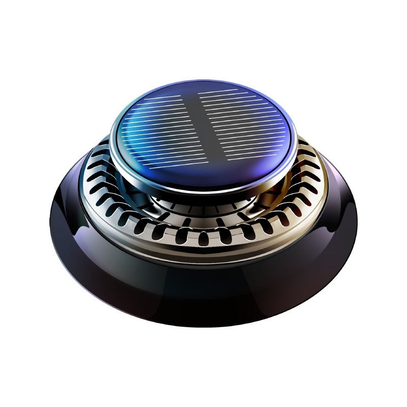Solar Powered Car Air Freshener – Double Ring Rotating Diffuser