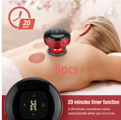 Electric Vacuum Cupping Massager Body Gua Sha Slimming