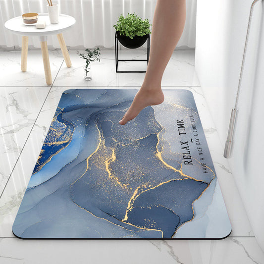 Quick-Dry Anti-Slip Bathroom Mat  Diatom Mud Floor Rug