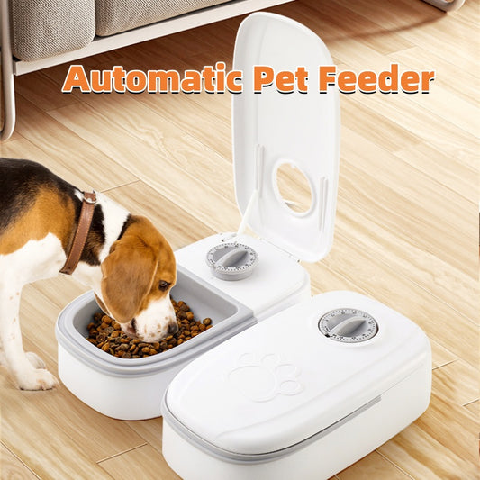 Smart Automatic Pet Food Dispenser for Cats & Dogs with Timer