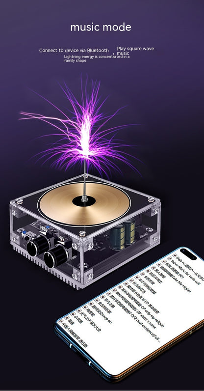 Bluetooth Music Tesla Coil  Hand Touch Lightning Toy
