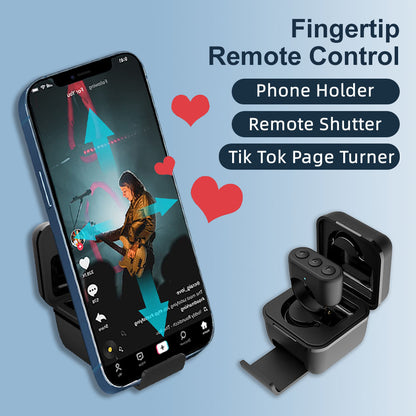 Bluetooth Fingertip Video Controller Ring for TikTok & Reels