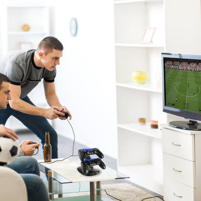Dual Charging Dock Station for PS4 Controllers with LED Indicator