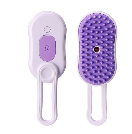 3-in-1 Electric Pet Grooming Brush  Steam Hair Removal & Massage for Cats & Dogs