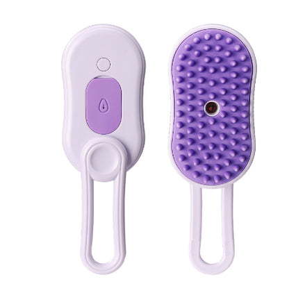3-in-1 Electric Pet Grooming Brush  Steam Hair Removal & Massage for Cats & Dogs