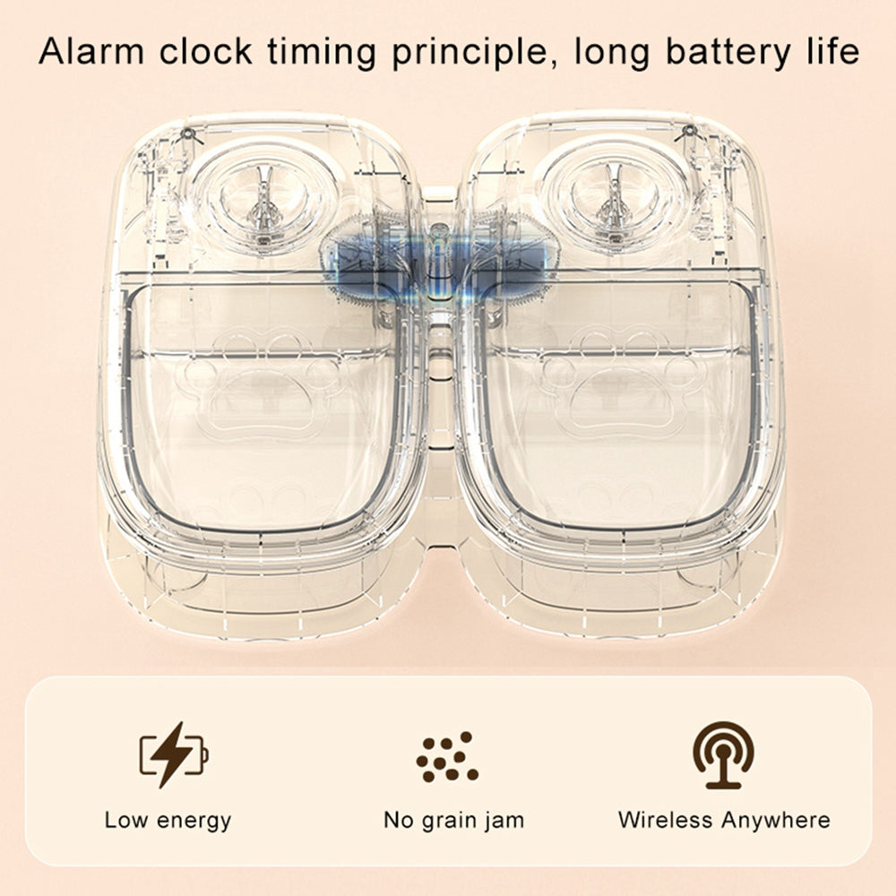 Smart Automatic Pet Food Dispenser for Cats & Dogs with Timer