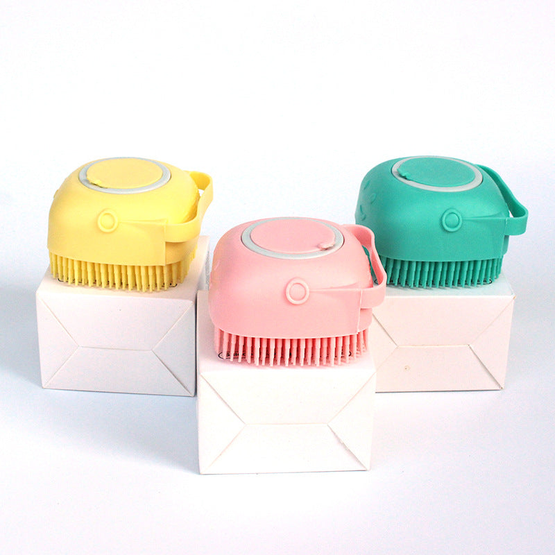 Silicone Dog & Cat Grooming Gloves Bath Massage & Shampoo Brush