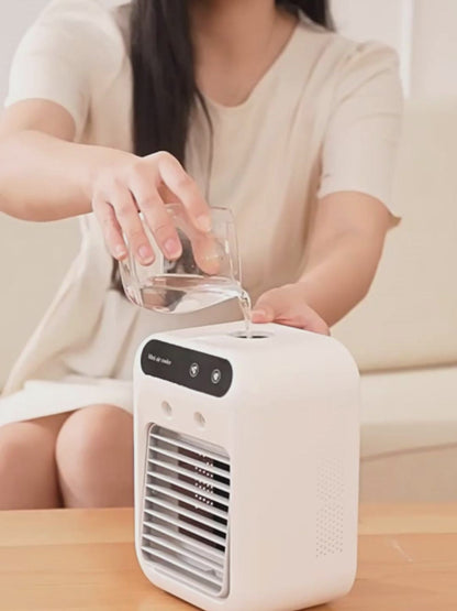 Portable Air Conditioner & Water Cooling Fan for Home, Office & Car
