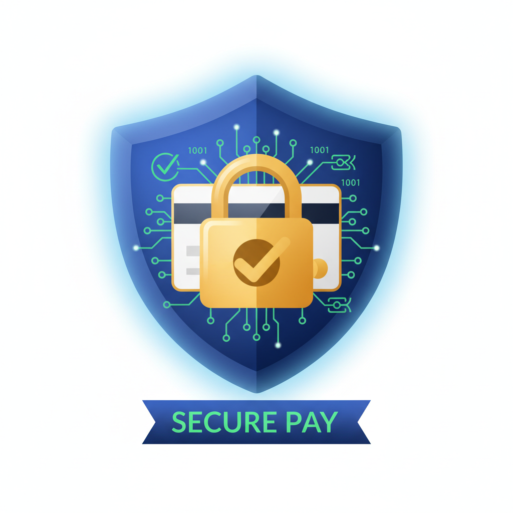 SECURE PAYMENT
Bank level secure payment icon